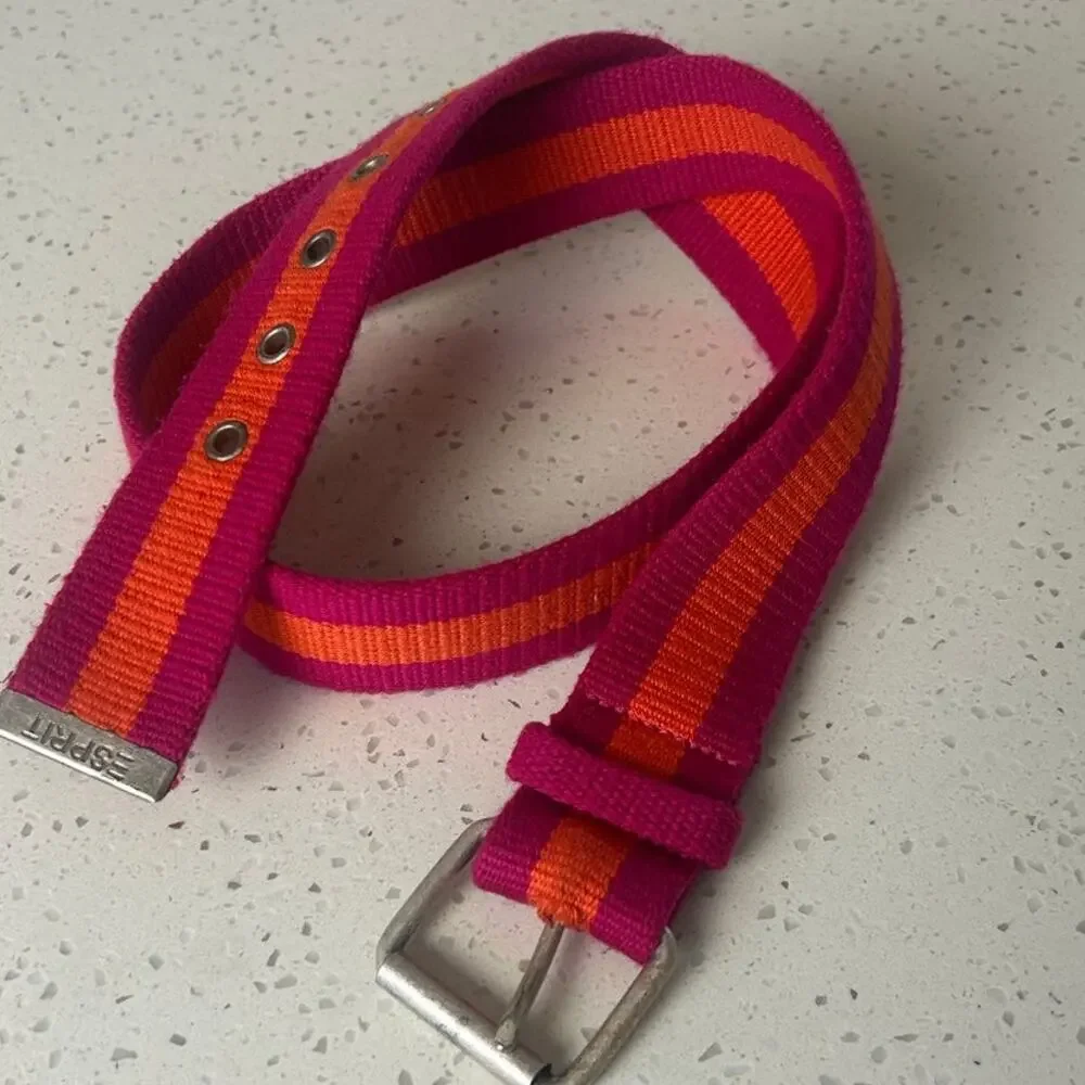 Espirt Pink Orange Vintage Belt